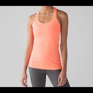 Orange Lululemon Tank Top